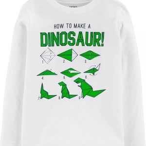 Carter's How to make a Dinosaur Jersey Tee